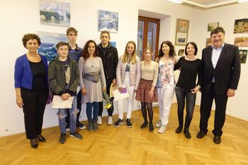 Odprtje slikarske razstave učencev slikarske šole Brine Torkar
