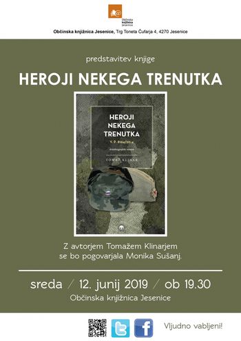 Predstavitev knjige: Heroji nekega trenutka