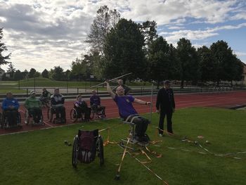 Paraplegiki Prekmurja in Prlekije na atletskem tekmovanju v Murski Soboti