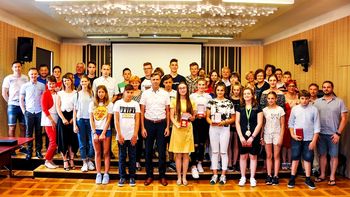 Tradicionalni županov sprejem najboljših učenk in učencev na področju športa in znanja