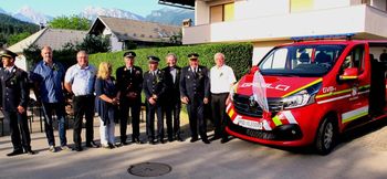 Prostovoljno gasilsko društvo Velesovo z novim gasilskim vozilom