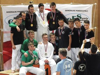Žirovska karateista sta bila del ekipe, ki je postala državni prvaki
