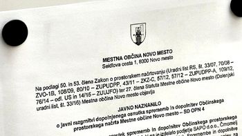 Javna razgrnitev in obravnava dopolnjenega osnutka OPPN za obvoznico Šmihel