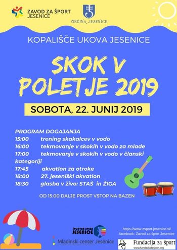 Skok v poletje 2019 - kopališče Ukova odpira svoja vrata