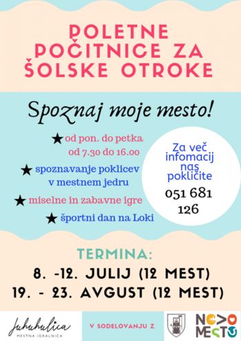 Poletne počitnice za šolske otroke