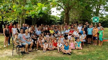 Na obisku pri novomeških otrocih, ki letujejo na Debelem rtiču