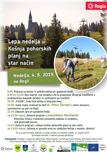 Lepa nedelja in Košnja pohorskih planj na star način Lepa nedelja in Košnja pohorskih planj na star način