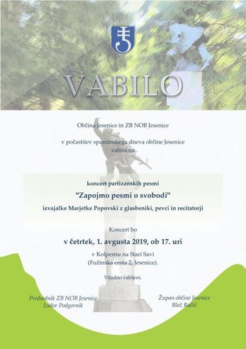 Spominski dan občine Jesenice