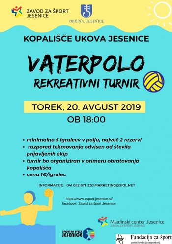 Vaterpolo - rekreativni turnir