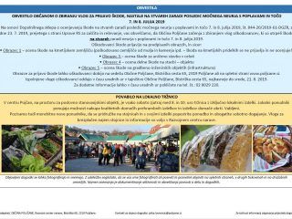 Koledar za mesec avgust 2019