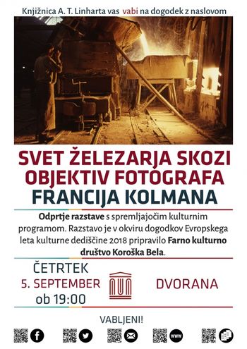 Svet železarja skozi objektiv fotografa Francija Kolmana