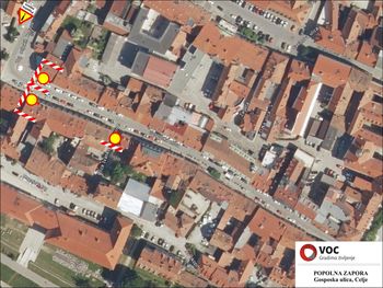 V soboto in nedeljo popolna zapora Gosposke ulice v Celju