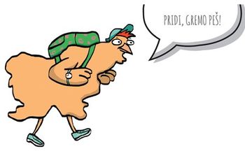 Projekt potovalnih navad učencev: Gremo peš! s kokoško Rozi