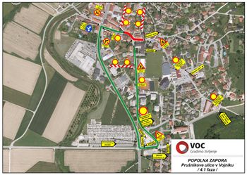 Zapora ceste od 22.12. - 23.12.2015
