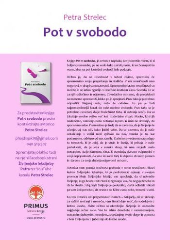 Predstavitev knjige "Pot v svobodo"