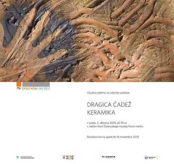 Razstava Dragica Čadež keramika