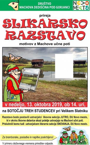 SLIKARSKA RAZSTAVA motivov z Machove učne poti