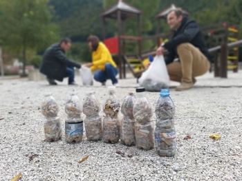 Čistilna akcija cigaretnih ogorkov: "Želimo biti dober zgled Jeseničanom in Jeseničankam"