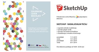 Delavnica SketchUp (nadaljevalni tečaj)