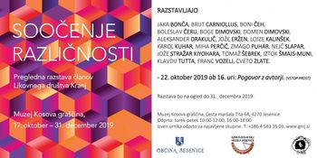 Srečanje s člani Društva likovnih umetnikov Kranj in vodstvo po razstavi