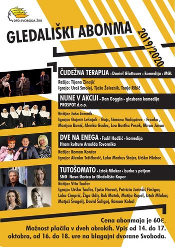 VPIS V GLEDALIŠKI ABONMA