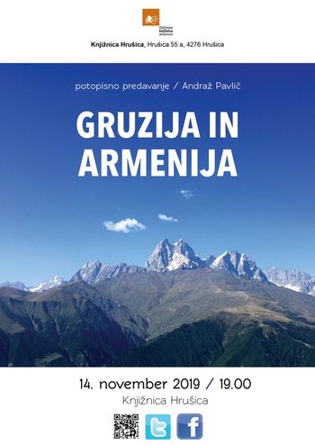 Potopisno predavanje: Gruzija in Armenija, Andraž Pavlič
