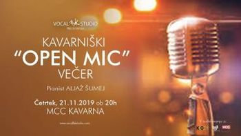Kavarniški "OPEN MIC" večer