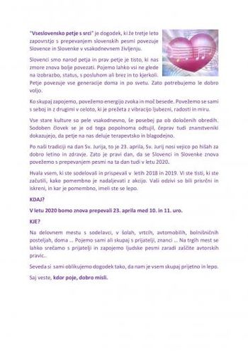 Vseslovensko petje s srci