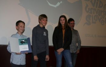 Osnovnošolci z zlato in srebrno plaketo na Filmskem festivalu 2019 v Izoli