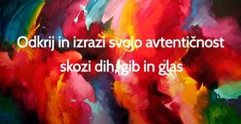 Odkrij svoj avtentični izraz Maja Tara Šantl DELAVNICE