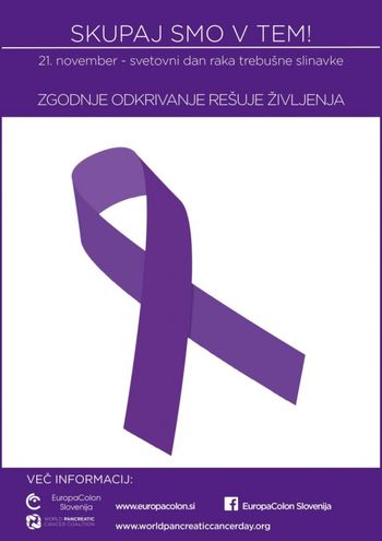 21. november – svetovni dan raka trebušne slinavke