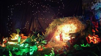 Ogled jaslic v Frančiškanski cerkvi