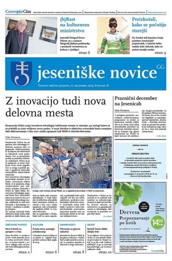 Jeseniške novice, 6. december 2019-18 