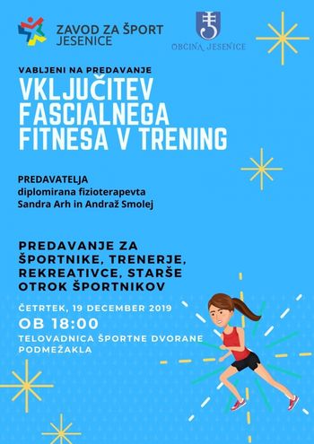 Predavanje: Vključitev fascialnega fitnesa v trening