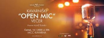 Kavarniški "OPEN MIC" večer