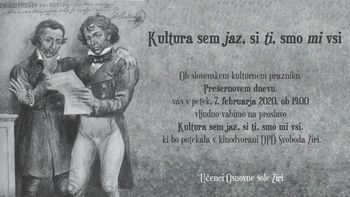 Prireditev ob slovenskem kulturnem prazniku