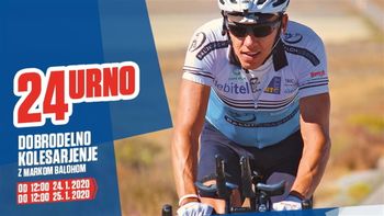 Dobrodelno 24-urno kolesarjenje z Markom Balohom