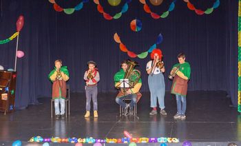 Pustni nastop učencev Glasbene šole Škofja Loka, oddelek Žiri