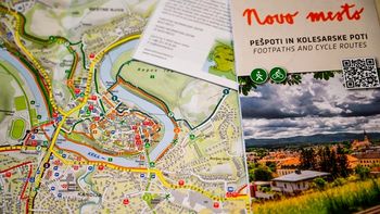 Odkrijte lepote mesta in okolice z novo karto kolesarskih, pohodniških in pešpoti
