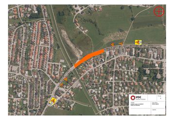 Do konca avgusta delna zapora Ceste na Ostrožno