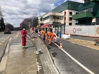 Na Glaziji nadaljujemo z izgradnjo krožišča