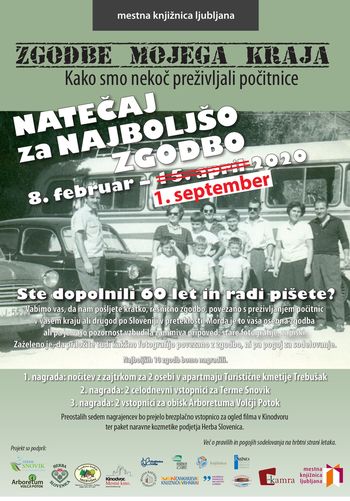 Podaljšani projekti: Mesto bere, MEGA kviz, ...