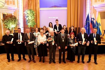 "Hvala!" je skromno in dostojanstveno dejal Janko Hartman, častni meščan Celja