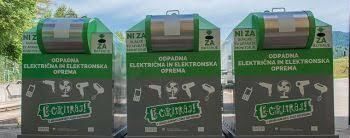 Zbiranje odpadne električne in elektronske opreme ter baterij