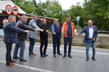 Srečanje 8 županov ob ponovnem odprtju meja