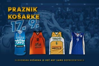 Preživite praznik slovenske košarke v košarkarskem dresu