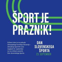Prvi dan slovenskega športa