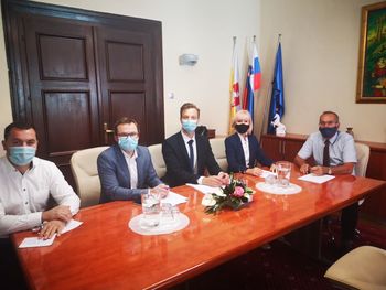 Obisk ministrice za pravosodje