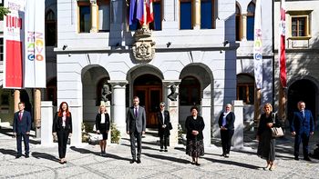 Tradicionalen županov sprejem novomeških dekanov, dekanic in prorektorice