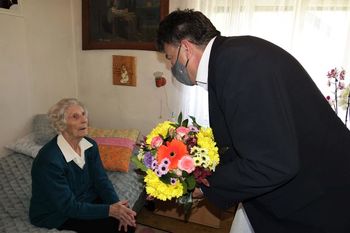 Angela Zaletelj praznovala 100. rojstni dan